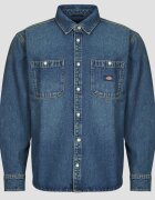 Dickies Îmbracaminte MECHANIC DENIM SHIRT LS KHAKI TINTED BLUE