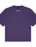 Dolly Noire Îmbracaminte Stencil Cropped Tee Purple Reign