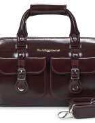 Dr. Martens Genti Top Handle Bag Bag Cherry Red Oxford Rub Off