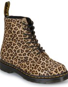 Dr. Martens Pantofi 1460 Pascal Light Tan Mini Leopard Spot Hair On
