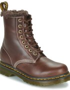 Dr. Martens Pantofi 1460 SERENA DARK BROWN CLASSIC PULL UP