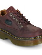 Dr. Martens Pantofi BUZZ 5 EYE SHOE CHERRY RED CRAZY HORSE