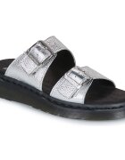 Dr. Martens Pantofi Josef Slide Silver Metallic Tumble