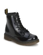 Dr. Martens Pantofi JR BLACK PATENT LAMPER