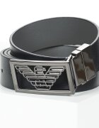 Emporio Armani Accesorii textile PLATE BELT REVERSIBLE