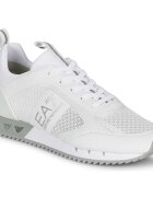 Emporio Armani EA7 Pantofi BLACK WHITE LACES