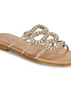 Exé Shoes Pantofi 543-ORO-LEATHER-NATURAL