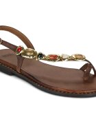 Exé Shoes Pantofi 557 IRENE-LEATHER-BROWN