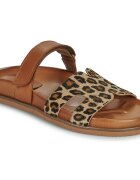 Exé Shoes Pantofi 967-KIMOLOS-LEOPARD-TAN