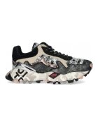 Exé Shoes Pantofi EXÉ Sneakers 134-28P - Black/Grey/Leather