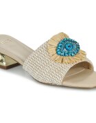 Exé Shoes Pantofi KATY-424-RAFFIA-BEIGE