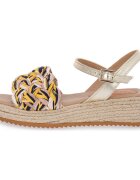 Frau Pantofi FANCY RAFIA TRICOLOR