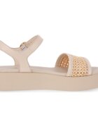 Frau Pantofi RAFIA MACRAME ECRU