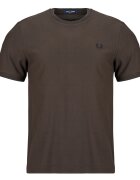 Fred Perry Îmbracaminte TRIM DETAIL CREPE PIQUE TSHIRT