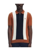 Fred Perry Îmbracaminte Vertical Stripe Zip Neck Sh