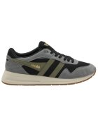 Gola Pantofi Baskets Delta tige en maille noire et daim gris cendré