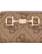 Guess Genti Janie Logo Slg Med Zip Around