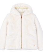 Guess Îmbracaminte FAUX FUR HOODED LS JACKET W/ZI