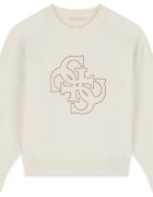 Guess Îmbracaminte Ls Cn Evelyn Triangle Logo Swt