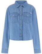 Guess Îmbracaminte Ls Wren Denim Top