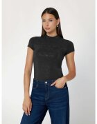Guess Îmbracaminte Ss Mock Neck All Over 4G Tee
