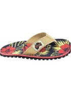 Gumbies Pantofi Islander Denim Hibiscus