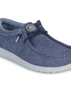 HEYDUDE Pantofi Wally Stretch Jersey Navy