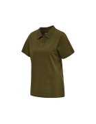 hummel Îmbracaminte Polo stretch vert olive femme