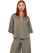 I Am Îmbracaminte Camicia Lino Maniche Ampie 17501