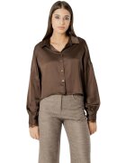 I Am Îmbracaminte Elisa lace cuff viscose satin shirt L 021