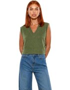 I Am Îmbracaminte Gilet Cotone Acrilico Scollo V 26236