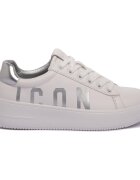 Icon Pantofi WHITE SILVER