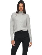 Jacqueline De Yong Îmbracaminte JDYANDREA L/S ZIP CABLE PULLOVE KNT NOOS 15242811