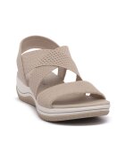 Jana Pantofi BEIGE GOLD SANDAL
