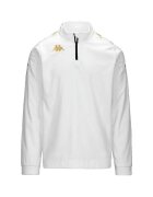 Kappa Îmbracaminte Sweatshirt Gassolo slim col demi-zip blanc