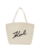 Karl Lagerfeld Genti A3w50108 K Signature Emb Canvas Sho