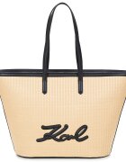 Karl Lagerfeld Genti K/SIGNATURE RAFFIA MD TOTE