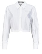 Karl Lagerfeld Îmbracaminte crop poplin shirt