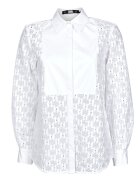 Karl Lagerfeld Îmbracaminte KL MONOGRAM LACE BIB SHIRT