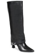 Karl Lagerfeld Pantofi DEBUTANTE Fold Down Hi Leg Boot