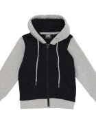 Leone 1947 Îmbracaminte Girl Hoody Full Zip Super Grey