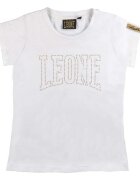 Leone 1947 Îmbracaminte Girl T-Shirt Short Sleeves Sporty Gold