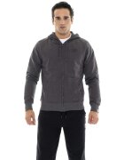 Leone 1947 Îmbracaminte Man Hoody Full Zip Basic Small Logo