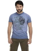 Leone 1947 Îmbracaminte Man T-Shirt Short Sleeves Indigo