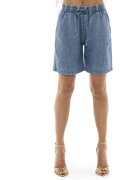 Leone 1947 Îmbracaminte Woman Bermuda Chambray Fancy Stripes