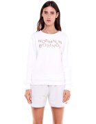 Leone 1947 Îmbracaminte Woman Crewneck Gold Silver