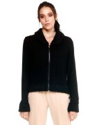 Leone 1947 Îmbracaminte Woman Crop Hoody Full Zip Chic Boxing