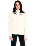 Leone 1947 Îmbracaminte Woman High Collar Bonded Full Zip Greyss