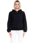 Leone 1947 Îmbracaminte Woman Hoody Full Zip Sparkly