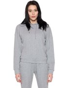 Leone 1947 Îmbracaminte Woman Rib Hoody Pearl